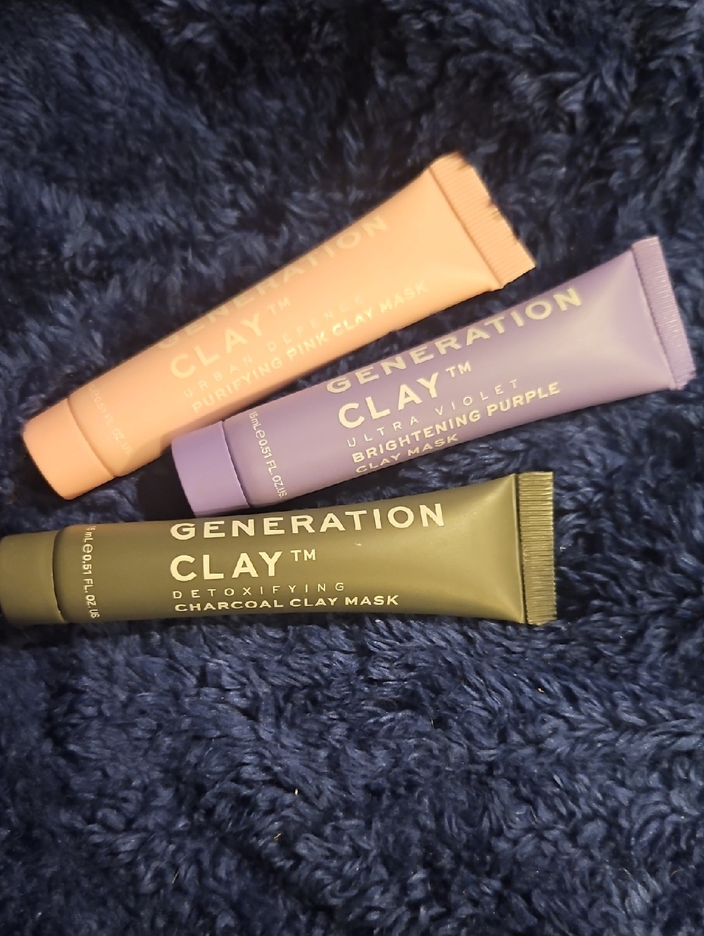 Generation Clay Trio Mask Set - Pink, Purple, Charcoal